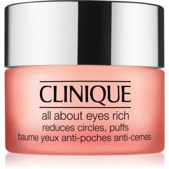 Clinique All About Eyes™ Rich hidratáló szemkörnyékápoló krém a duzzanatokra és a sötét karikákra 15 ml