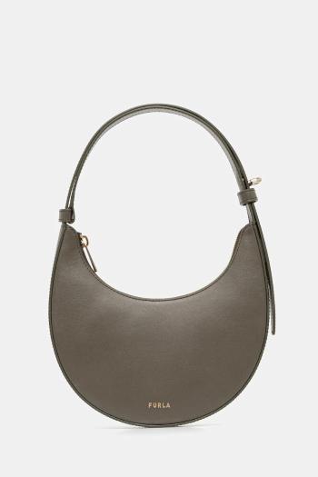 Kožená kabelka Furla zelená farba, WE00649.AX0733.2810S