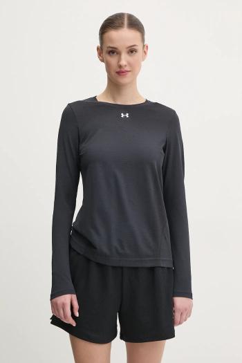 Tréningové tričko s dlhým rukávom Under Armour Vanish Seamless tmavomodrá farba, 1384407