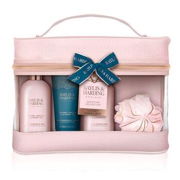 BAYLIS & HARDING Veľká toaletná taška so starostlivosťou o telo 5 ks - Jojoba, vanilka & mandľový ol (017854110120)