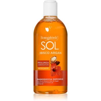 Bottega Verde Sol Hibiscus & Argan osviežujúci sprchový gél po opaľovaní 400 ml