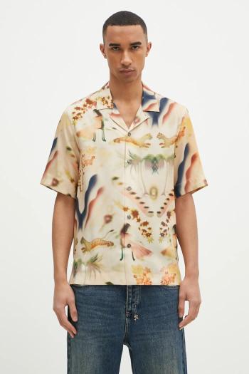 Košeľa Paul Smith pánska, hnedá farba, regular, M1R-905U-P02576