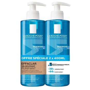 La Roche Posay Súprava čistiacich penových gélov Effaclar (Purifying Foaming Gél) 2 x 400 ml