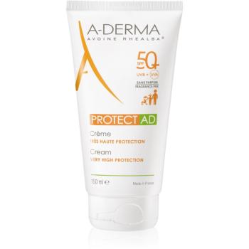 A-Derma Protect AD ochranný opalovací krém pro atopickou pokožku SPF 50+ 150 ml