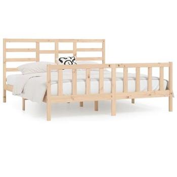 Rám postele masívne drevo 180 × 200 cm Super King, 3107628