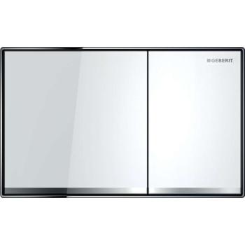 GEBERIT - Sigma60 Ovládacie tlačidlo splachovania, sklo/biela 115.640.SI.1