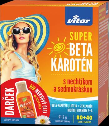 VITAR Super Beta-karotén s nechtíkom 120 ks