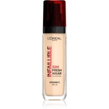 L’Oréal Paris Infaillible 32H Fresh Wear dlhotrvajúci tekutý make-up odtieň 015 Porcelain 30 ml