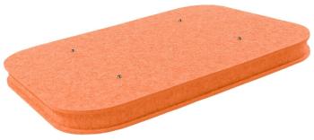 Mega Acoustic AcouCloud Flat PET 7 cm Orange Absorpčný penový panel