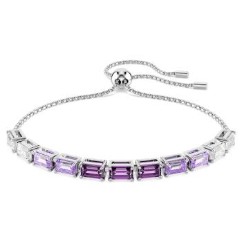 Swarovski Tenisový náramok s fialovými zirkónmi Tennis Matrix 5707199