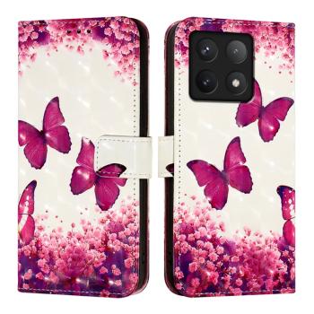 ART Peňaženkový kryt pre Xiaomi 14T PINK BUTTERFLY