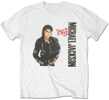 Michael Jackson Tričko Bad Unisex White M