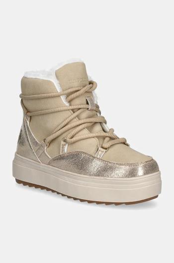 Snehule U.S. Polo Assn. ICY béžová farba, ICY004W/DHY1