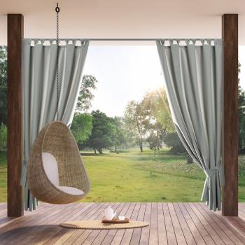 ArtFir Záves na terasu GARDEN PU | sivá 155 x 240 cm