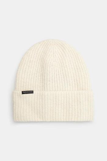 Vlnená čiapka Peak Performance Woolblend Hat béžová farba, z tenkej pleteniny, vlnená, G80628