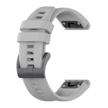 BStrap Silicone Carson remienok na Garmin Fenix 5s / 5s Plus / 6s / 6s Pro / 7s / 8 43mm, gray