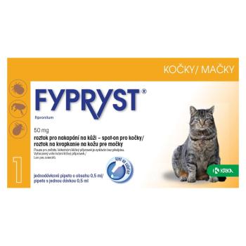 FYPRYST Spot-on pre mačky 0,5 ml 1 pipeta