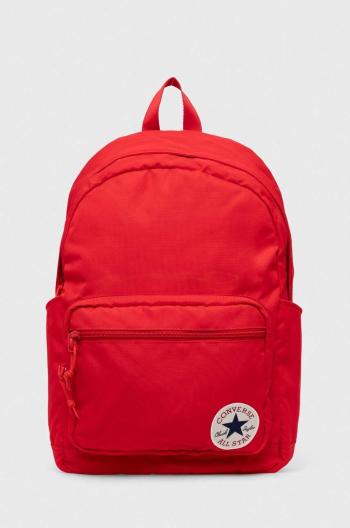 Ruksak Converse červená farba, veľký, s nášivkou