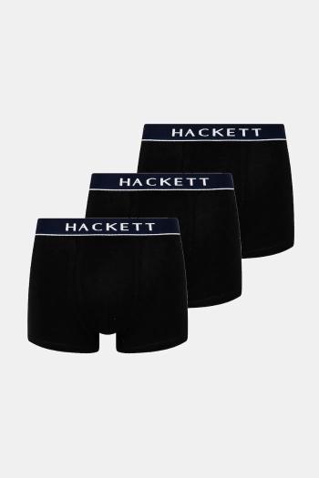 Boxerky Hackett London 3-pak čierna farba, HMU10600