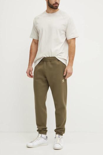 Tepláky adidas Originals zelená farba, jednofarebné, IY7363
