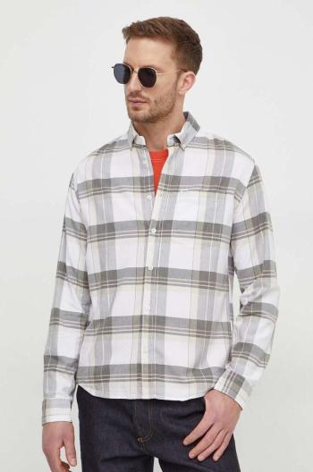 Bavlnená košeľa Pepe Jeans PERRY pánska, biela farba, regular, s golierom button-down, PM308281