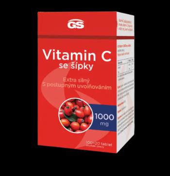 GS Vitamin C1000 + šípky 120 tablet