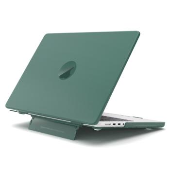 FROST Obal pre Macbook Air 13 (M2 / M3 / M4) A2681 / A3113 / A3240 tmavozelený