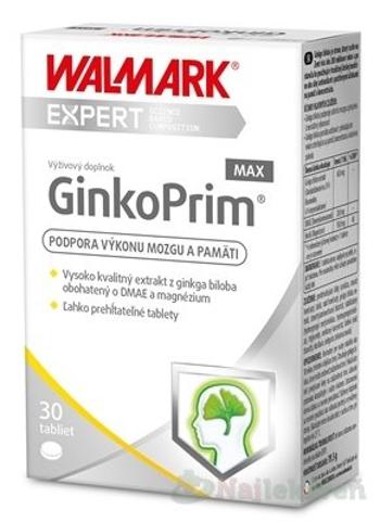 WALMARK GinkoPrim MAX (inov. obal 2019) 1x30 ks