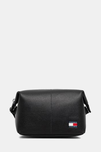 Kozmetická taška Tommy Jeans čierna farba, AM0AM13693