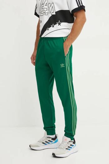 Tepláky adidas Originals Adicolor Classics zelená farba, s nášivkou, IY8729