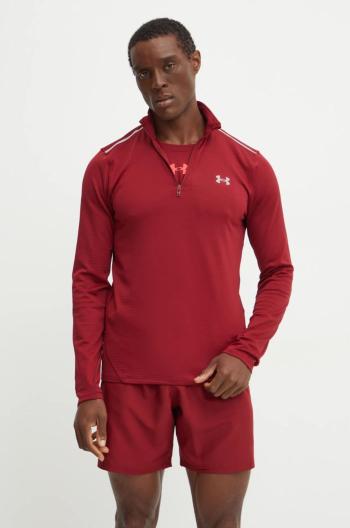 Tréningová mikina Under Armour Vanish Cold Weather bordová farba, jednofarebná, 1387793