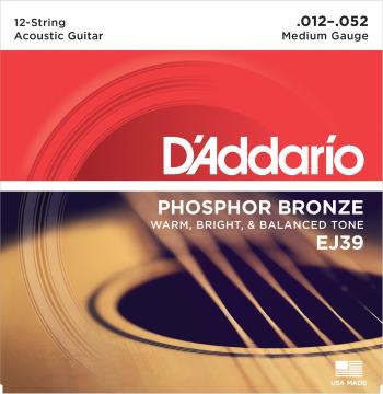 D'Addario EJ39 Struny pre akustickú gitaru