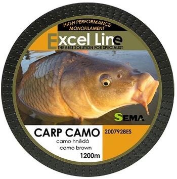 Horgászzsinór Sema Carp Camo Brown 1200 m