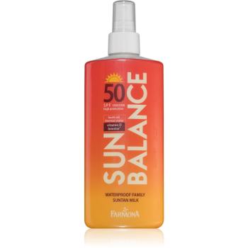 Farmona Sun Balance ochranné opaľovacie mlieko pre celú rodinu SPF 50 200 ml