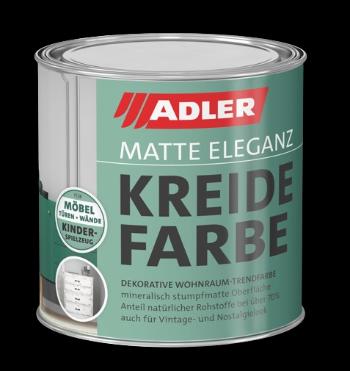 ADLER KREIDEFARBE - Vodou riediteľná kriedová farba (zákazkové miešanie) AS 21/2 - klettergarten, 0,75 L