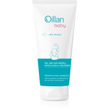 Oillan Baby Gentle Body Wash detský umývací gél a šampón 3v1 200 ml