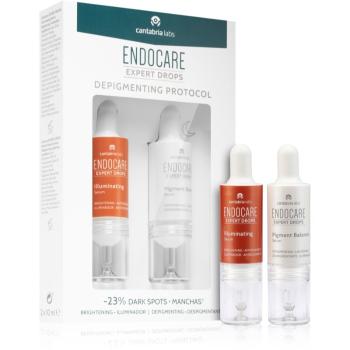 Endocare Expert Drops rozjasňujúce sérum pre zjednotenie farebného tónu pleti 2x10 ml