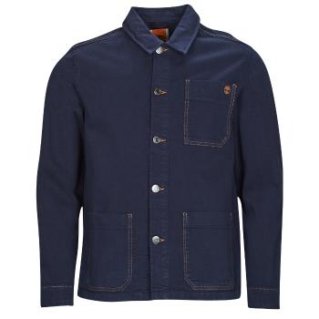 Timberland  Work For The Future - Cotton Hemp Denim Chore Jacket  Bundy Námornícka modrá