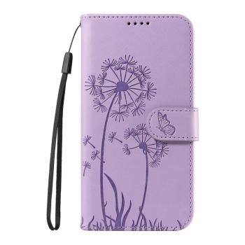 ART DANDELION Peňaženkové puzdro pre Honor 400 Lite 5G fialové