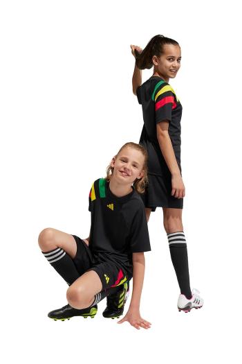 Detské tričko adidas Performance FORTORE23 JSY Y čierna farba, s potlačou, IK5730