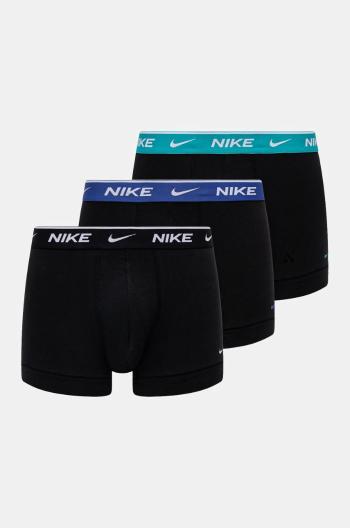 Boxerky Nike 3-pak pánske, čierna farba, 0000KE1008