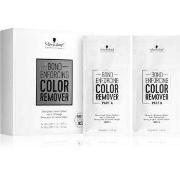 Schwarzkopf Professional Bond Enforcing Color Remover odstraňovač farby na zosvetlenie vlasov 10x30 g