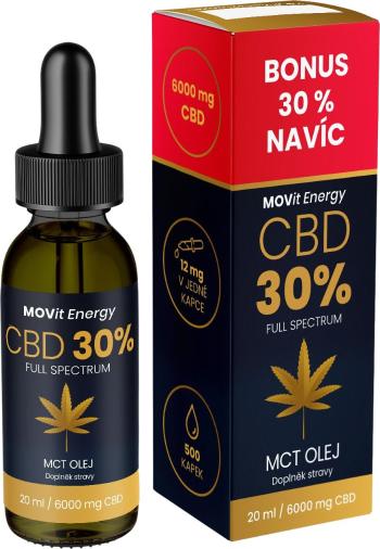 MOVIT ENERGY CBD 30% Full Spectrum konopný olej 20 ml