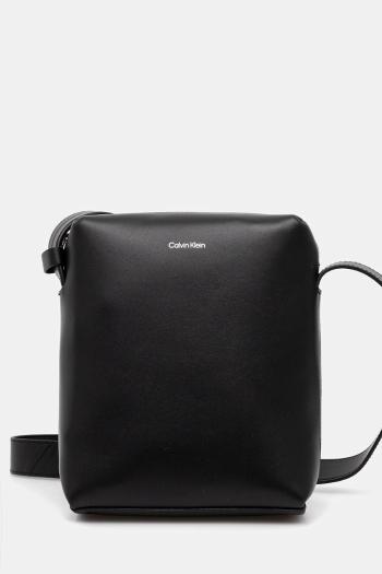 Kožená taška Calvin Klein čierna farba, K50K512887