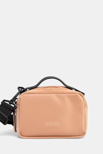 Malá taška Rains Box Bag Micro W3 oranžová farba, 14120