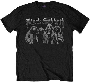 Black Sabbath Tričko Greyscale Group Unisex Black L