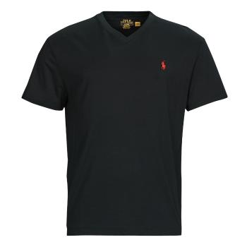 Polo Ralph Lauren  KSC08H-SSVNCLS-SHORT SLEEVE-T-SHIRT  Tričká s krátkym rukávom Čierna