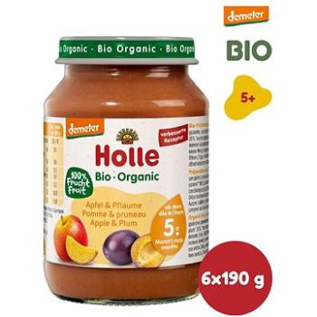 Holle bio Jablko a slivka 6 ks (7640104957362)