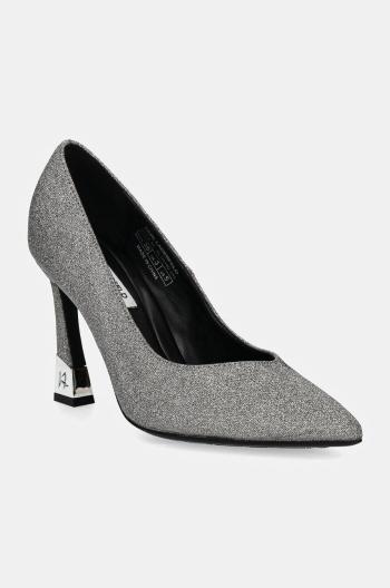Lodičky Karl Lagerfeld PREMIERE 90 strieborná farba, KL33514G