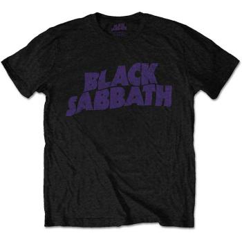 Black Sabbath tričko Wavy Logo Čierna 1 - 2 roky